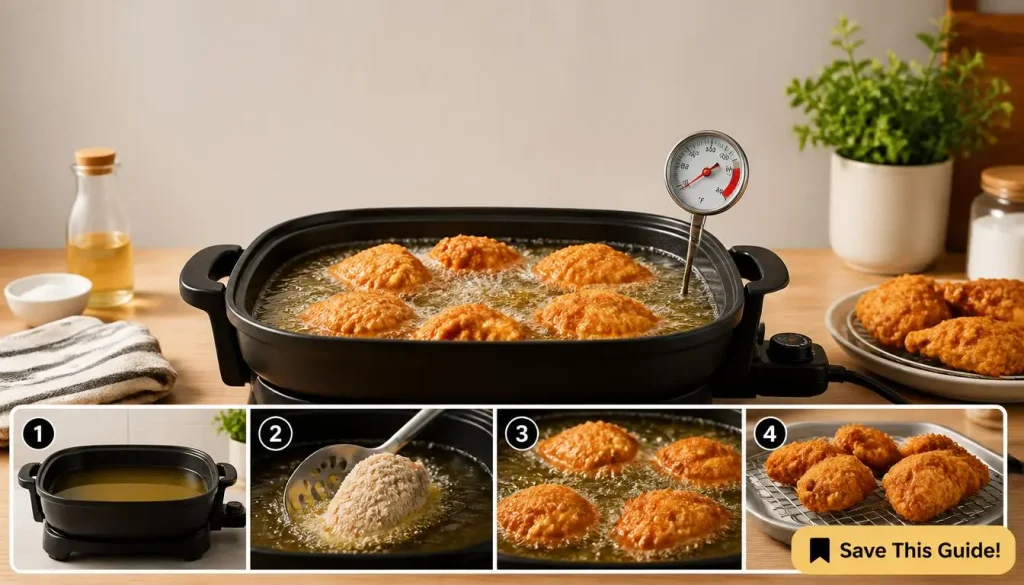 How to Deep Fry in an Electric Skillet Step by Step