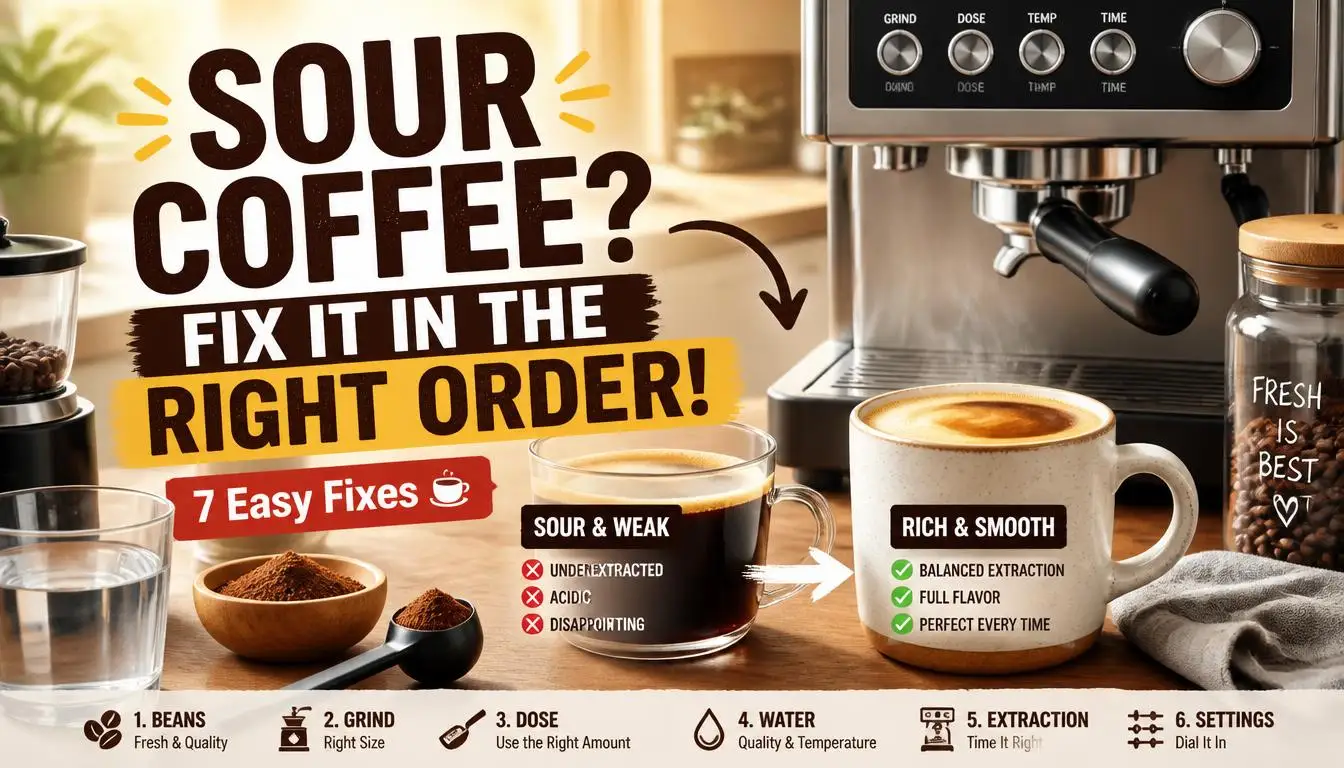 How to Fix Sour Coffee in the Right Order