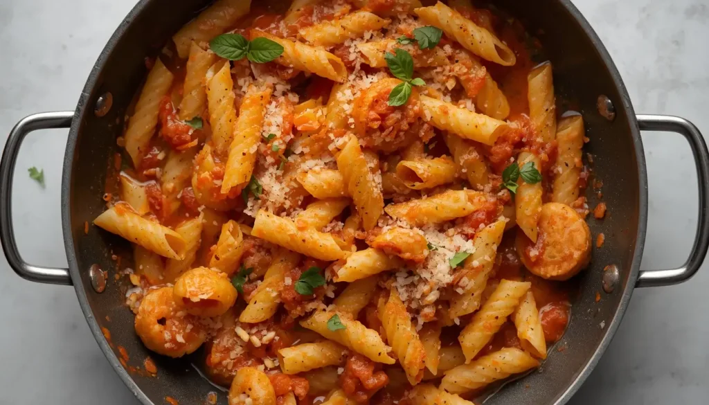 One-Pan or No-Drain Pasta