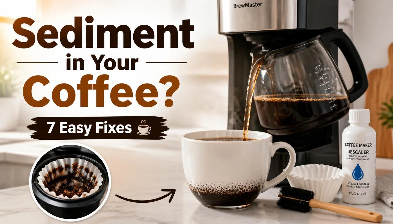 Sediment in Coffee Cup From Coffee Maker
