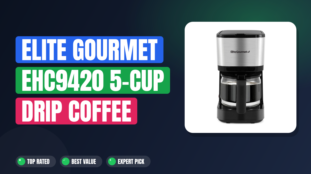 Elite Gourmet EHC9420 5-Cup Drip Coffee Maker: Is It Worth