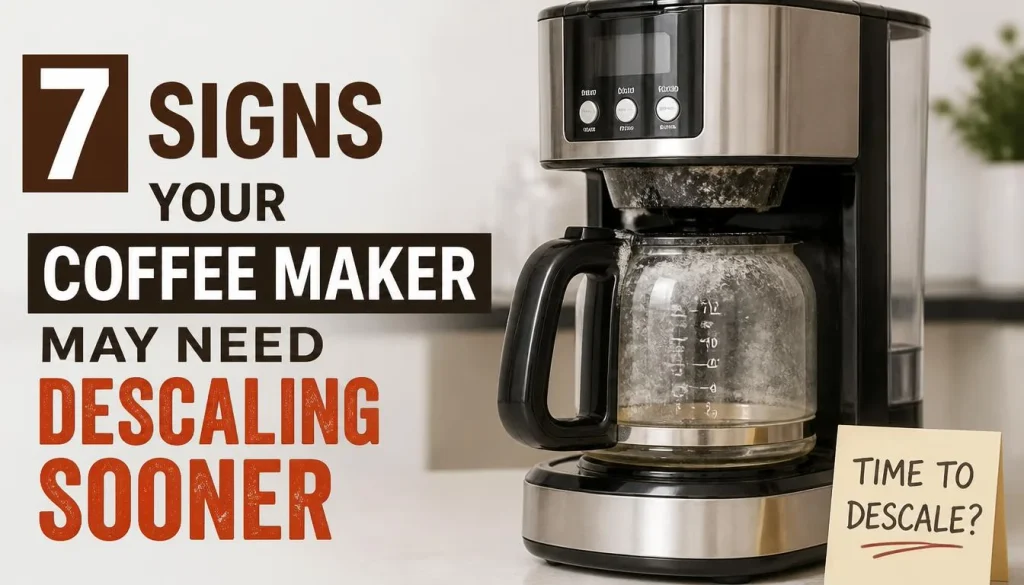 7 Signs Your Coffee Maker May Need Descaling Sooner