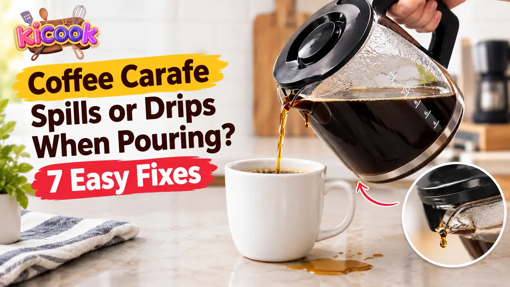 Coffee Carafe Spills or Drips When Pouring 7 Easy Fixes