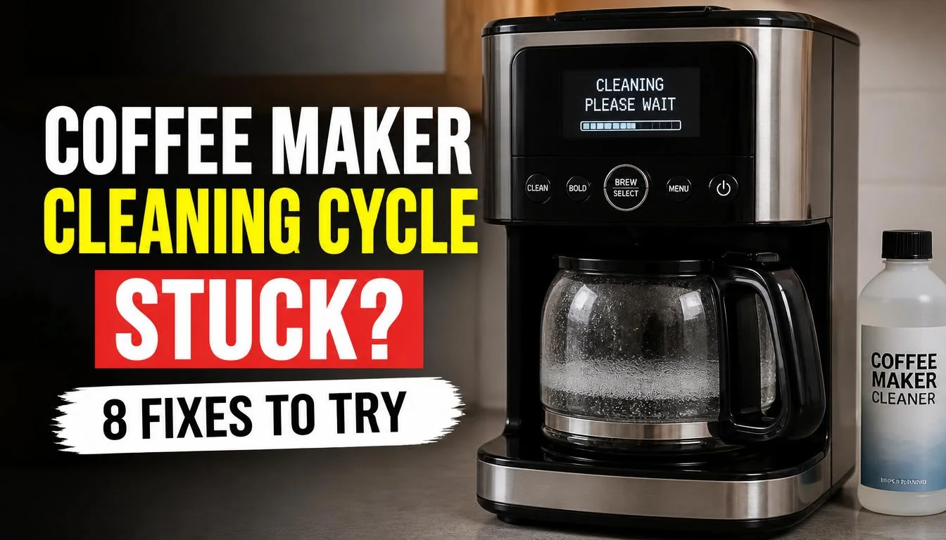 Coffee Maker Cleaning Cycle Stuck 8 Fixes to Try