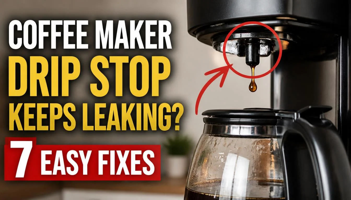 Coffee Maker Drip Stop Keeps Leaking 7 Easy Fixes