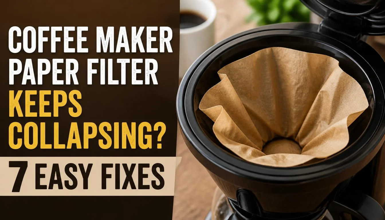 Coffee Maker Paper Filter Keeps Collapsing