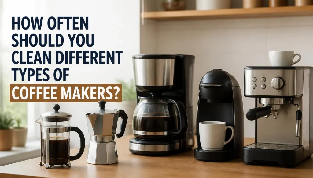 How Often Should You Clean Different Types of Coffee Makers
