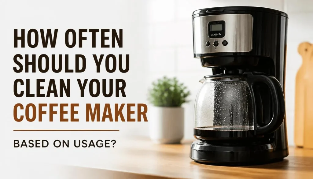 How Often Should You Clean Your Coffee Maker Based on Usage