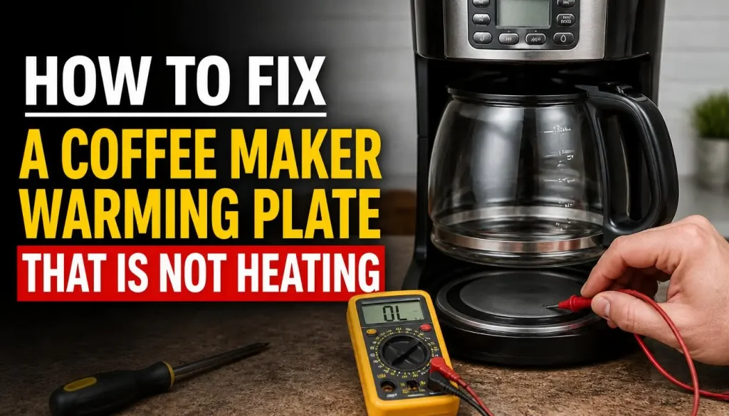 How to Fix a Coffee Maker Warming Plate That Is Not Heating