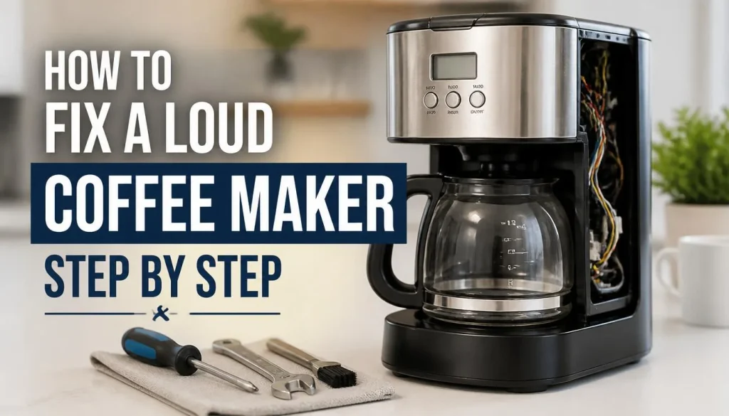 How to Fix a Loud Coffee Maker Step by Step