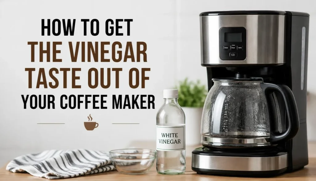 How to Get the Vinegar Taste Out of Your Coffee Maker