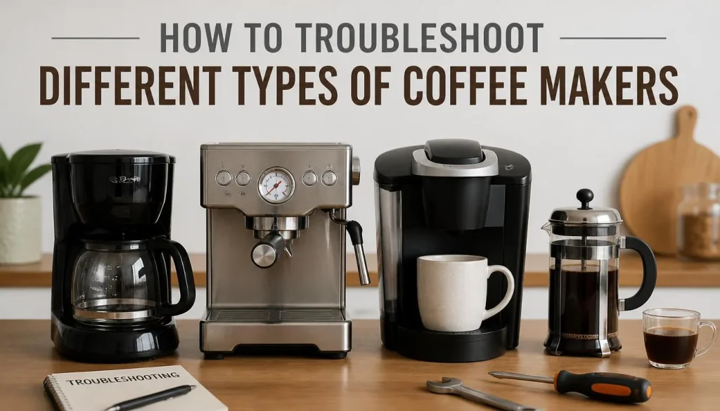 How to Troubleshoot Different Types of Coffee Makers