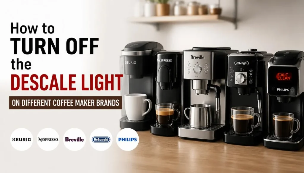 How to Turn Off the Descale Light on Different Coffee Maker Brands
