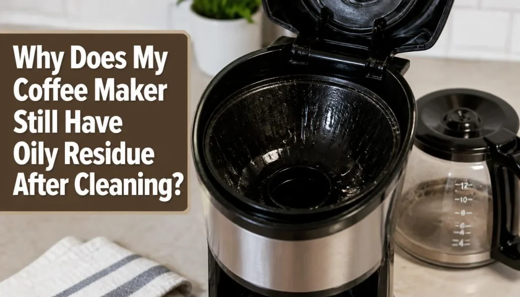 Why Does My Coffee Maker Still Have Oily Residue After Cleaning