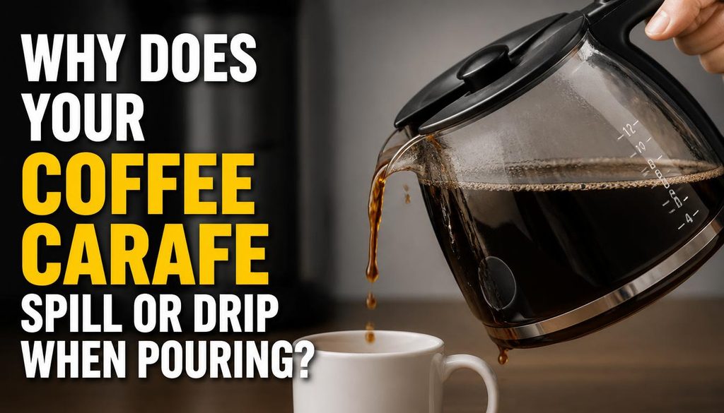 Why Does Your Coffee Carafe Spill or Drip When Pouring