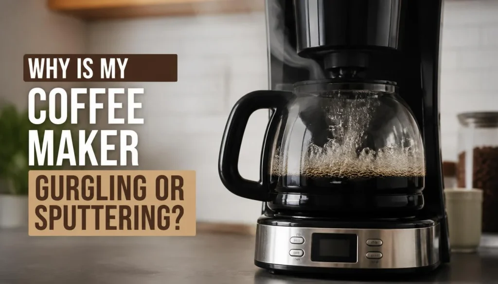 Why Is My Coffee Maker Gurgling or Sputtering