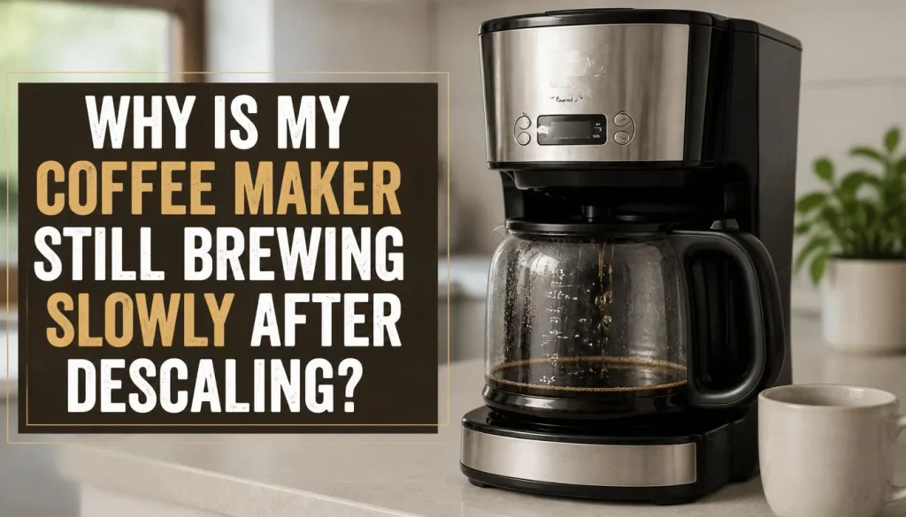 Why Is My Coffee Maker Still Brewing Slowly After Descaling